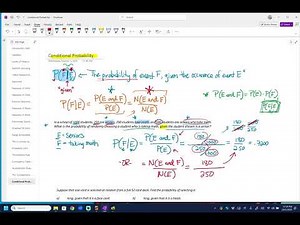 Statistics 1: 5.4 Conditional Probability