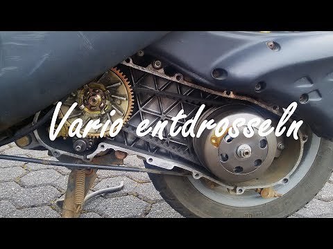 Scooter, derestricting Vario (universal instructions)