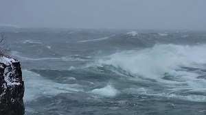 Lake Superior was kicking even more today!! 40 mph winds with close to 15' waves at some points and on and off snow squalls blowing sideways made for some pretty scenery 🌊🌊 Michigan's Upper Peninsula Pure Michigan | 906 Images