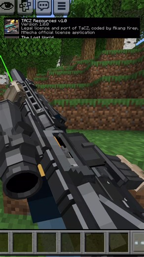 the best gun add-on #minecraft #minecraftpe #minecraftshorts