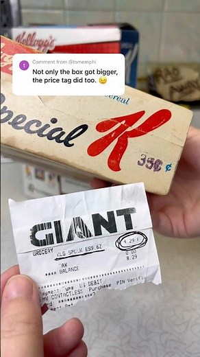 Comparing Price & Ingredients on 1965 Special K Cereal!