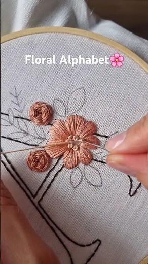 Alphabet Embroidery Pattern – 6 Video Tutorials Included #embroidery #stitch #tutorial #diy #craft