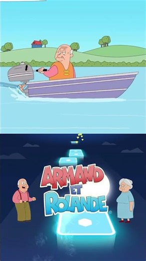Armand and Rolande🏄🏻 |Funny animation |Tiles Hop Style