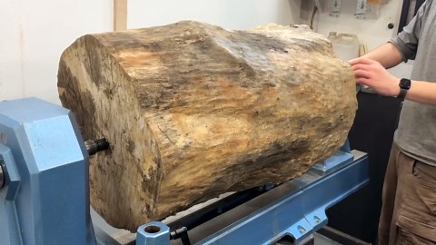 Woodturning - The Biggest Log Ever