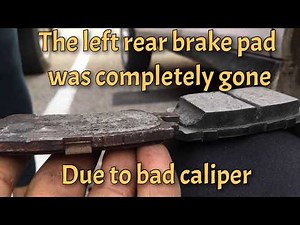How to change Lexus Rx350 brake pads.