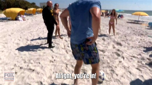 SOCCER WITH THE SHERIFF: Even @copstv can let loose with Spring Breakers. 😎⚽ Watch the latest episode of #COPS Spring Break now on Fox Nation! https://bit.ly/42aGJzz | Fox Nation