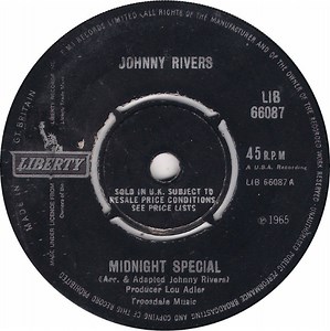 Johnny Rivers - Midnight Special / Cupid