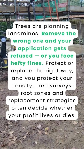 Tree constraints can kill density or protect value — know the rules. Follow for planning insights 🌳 #treeprotection #planningrefusal