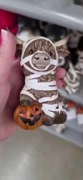 🎃🐮 Bring Home the Cutest Highland Cow Halloween Vibe