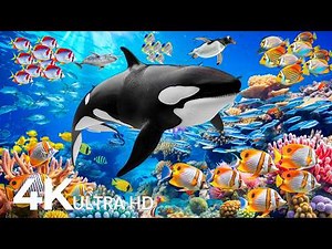 Underwater Wonders 4K - Amazing Fish, Coral Reefs & Sea Animals - Fish Tank Sound For Deep Sleep #40