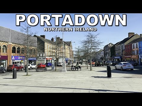 EXPLORING PORTADOWN TOWN in NORTHERN IRELAND * 4K (60fps)