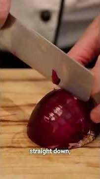 The Best Way to Dice an Onion! (Leave the Root Attached) #shorts