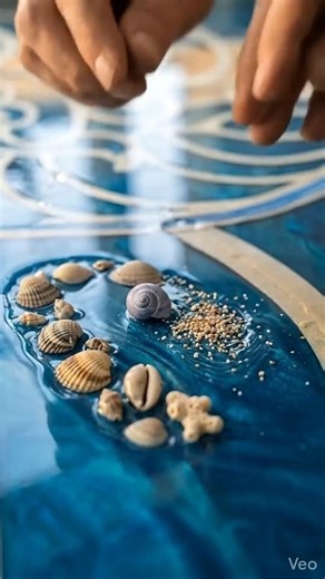 THIS FLOOR LOOKS LIKE A REAL POOL! 😱 Shell Infinity Epoxy Transformation