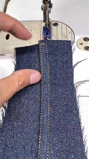 How to Sew Professional Denim Seams at Home #sewing #sewinghacks #diy