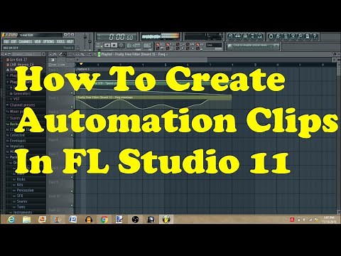 How To Create Automation Clips In FL Studio 11