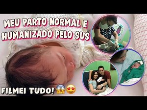 MEU PARTO NORMAL E HUMANIZADO PELO SUS - LARA NASCEU