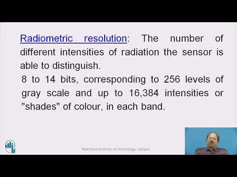 Satellite Based Remote Sensing Techniques