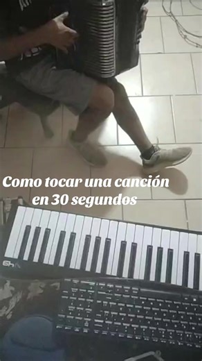 😱Tutorial como tocar Una canción en 30 segundos 😱Sígueme para más contenido dime qué canción te gustaría que publique #tutorial #acordeon #viraltiktok #viralvideo #fypシ