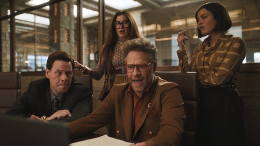 Seth Rogen Fights to Keep Graphic Zombie Scene in His Movie in ‘The Studio’ Trailer