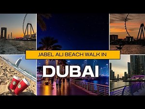 JBR Beach Walk 🌅 | Dubai Night Life 2025