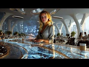 1 Hour of Futuristic Utopia Cityscapes (4K) | Relaxing Sci-Fi Scenery + Ambient Music
