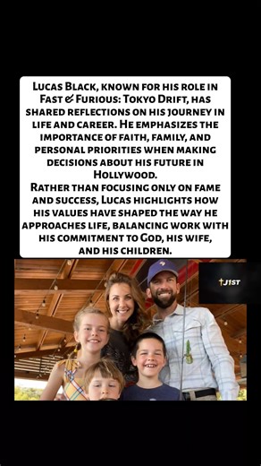 Lucas Black Reflects on Life,llFaith, and Career Choices in Hollywood#LucasBlack #FastAndFurious