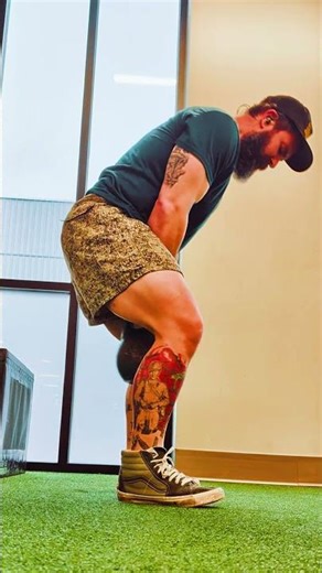 CRAZY QUAD PUMP - Try a Kettlebell Hack Squat paired with Somersault Squats