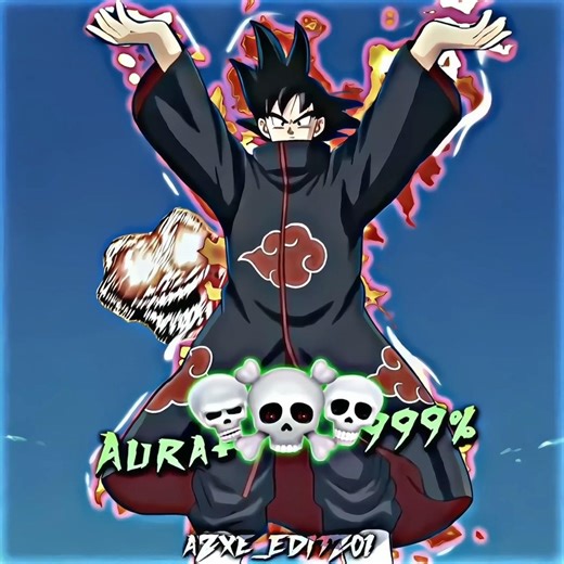 “Saiyan Blood. Akatsuki Wrath😱 #shorts #shortsfeed #goku