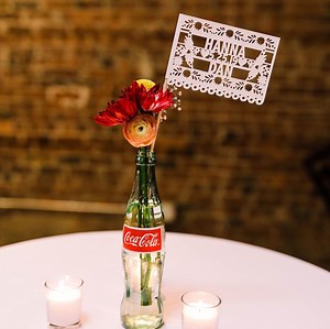 Papel Picado Wedding Flags – Personalized Names & Date • Custom Wedding Decor by Lula Flora - Etsy