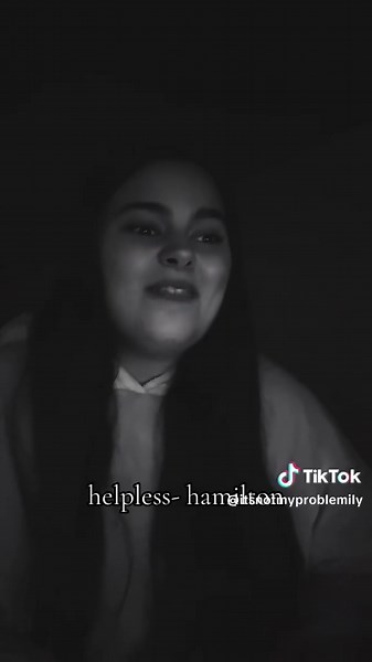 bit rough guys it’s been a minute since i’ve sang on here! #musicaltheatre #hamilton #singing #helpless #musicals