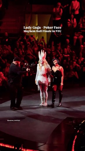 🃏 LADY GAGA singing POKER FACE live during the MAYHEM BALL Finale at MSG in NYC #ladygaga #mayhem