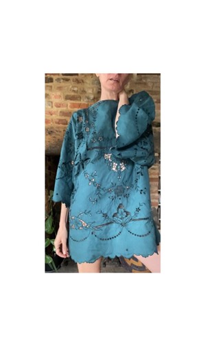 Tableau UK | We adored this lovely cloth and its scalloped edges, imperfections and all. Rather than letting pale marks ruin a good piece, we crafted a... | Instagram