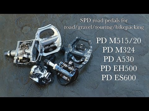 Shimano SPD pedals compared for road, gravel, touring & bikepacking