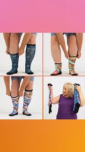 Just tried Viasox EasyStretch Socks and they’re a total game-changer for swollen legs! 😍 Watch the video to see how easily they slide on—and stay comfy all day, no pinching or red marks. Your feet will thank you! 🎥🧦 | Foot Health Tips