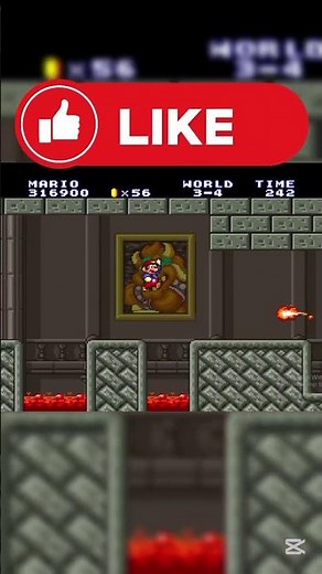 I Beat Bowser? by Destroying the Bridge!? 😱|Super Mario Bros#supermario #smb #nintendo #retrogaming