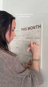 weekly plan! always ✍️