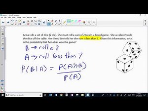 MDM4U - Unit 4, Lesson 4 - Conditional Probability