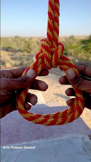 A Secure double Loop knot tying method!