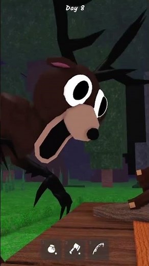 The Deer Stole Our Ribs in 99 Nights In The Forest #roblox