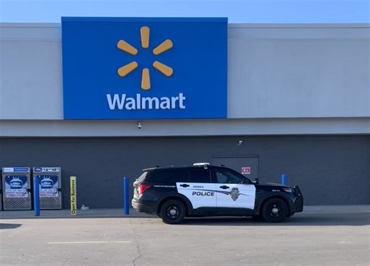 Police arrest man who fled from officers and went into south Topeka Walmart store