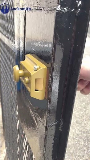 Project - Medeco Cylinder and Night Latch Lock Install on Gate - Locksmith For NYC