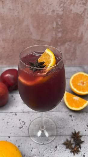 Sharing is caring. Thank you @tastemadees for this delicious sangria recipe! 😋🍷 ~ Ingredients: Red wine 1 cup orange juice Red apple slices Orange slices Monk Fruit to taste Cinnamon sticks Star anise 1 cup mineral water | Tastemade