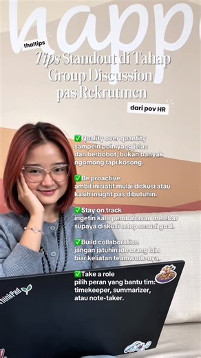 Thalia on Instagram: "how to ace your next fgd ☝🏻🙂‍↕️ #fgd #recruitment #freshgraduate #careertips #tips"