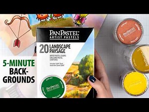 Easy 5-MINUTE Backgrounds with PANPASTEL Artist Pastels