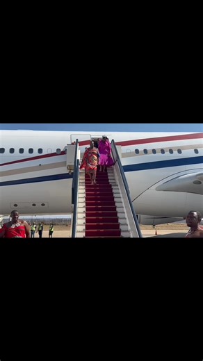[WATCH]: His Majesty King Mswati III has returned to the Kingdom following his working visits to Mozambique and Turkmenistan. The King, accompanied by Inkhosikati Make LaMotsa, arrived through King Mswati III International Airport to a warm welcome from the Nation. | Eswatini Government