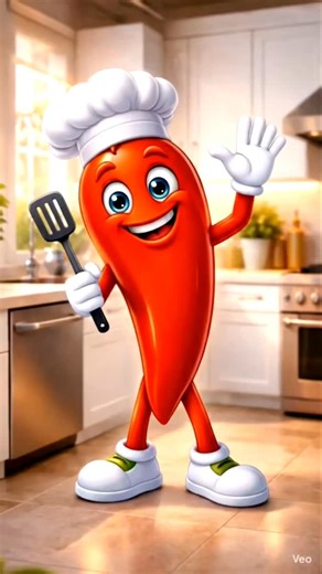 Global Digital Visuals on Instagram: "Just a happy chili enjoying the moment 🌶️🙂 #3DAnimation #ChiliMascot #AnimationLoop #CuteReels"