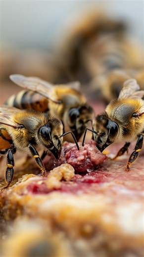 31K views · 585 reactions | A species of stingless bees in Costa Rica evolved to eat meat. | Hashem Al-Ghaili | Facebook