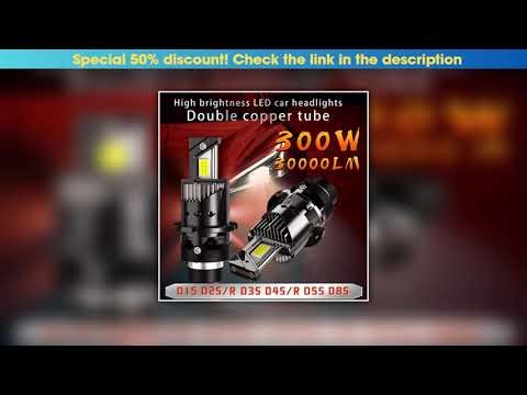 First Look D1S D3S D5S D8S D4S D4R D2R D2S LED Headlight Bulbs6000K White Conversion Kit Plug and P