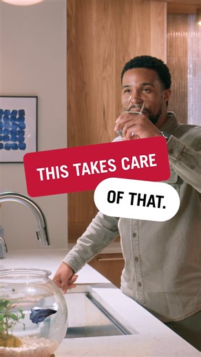 Get fresh, filtered water you can trust with the Delta® Clarifi™ Tankless Reverse Osmosis System 💧 The system is certified to filter out more than 90 contaminants from your tap water, including microplastics, lead, arsenic, chemicals, pharmaceuticals, nitrates, and heavy metals. Plus, it’s a low-maintenance system that saves you space under your sink. #Water #WaterFilter #WaterFilteration #FilteredWater #ReverseOsmosis #Wellness | Delta Faucet