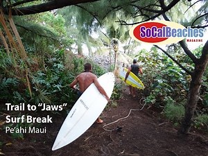 The Trail to "Jaws" Surf Break Pe'ahi, Maui Hawaii